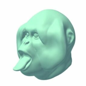 Orangutan Head 3d model