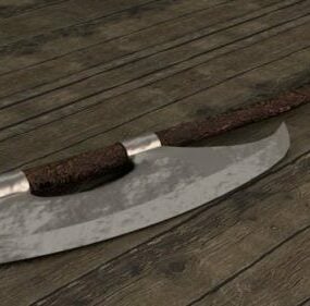Orc Axe Gaming Weapon 3d model