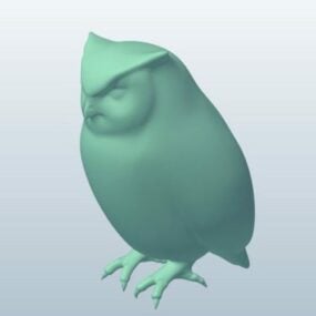 Owl Lowpoly 3d model