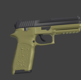 דגם P250 Gun 3D
