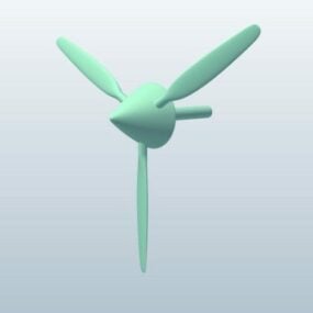 نموذج المروحة البرقية ثلاثي الأبعاد