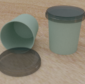 Pappers kaffekopp 3d-modell
