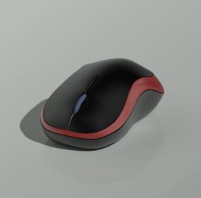 Modello 3d del mouse wireless per PC
