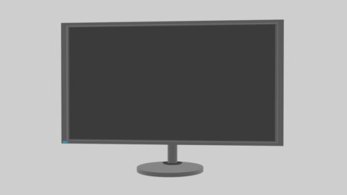 Quadratischer LCD-PC-Monitor