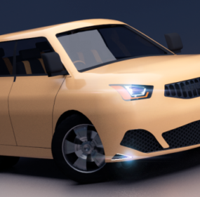 Modelo 3D do carro para jogos Putt