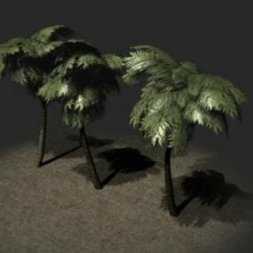 Cartoon Palm Lowpoly 3d model