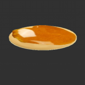 Model 3d Makanan Pancake