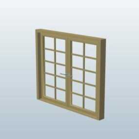 پنجره خانه قاب V1 مدل سه بعدی