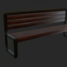 City Wooden Park Bench