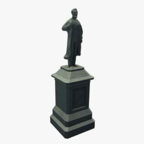 Park Statue 3d model