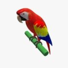 Lowpoly Parrot Bird