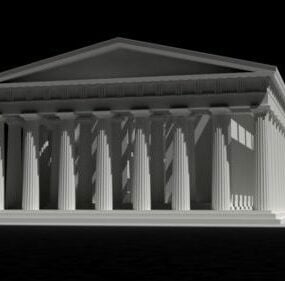 Parthenon Building 3d-modell