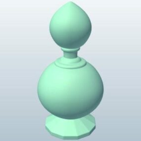 Lowpoly Butelka perfum Model 3D