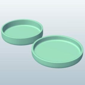Model 3D Dish Petri