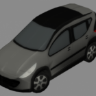 Серый Пежо 207 Автомобиль