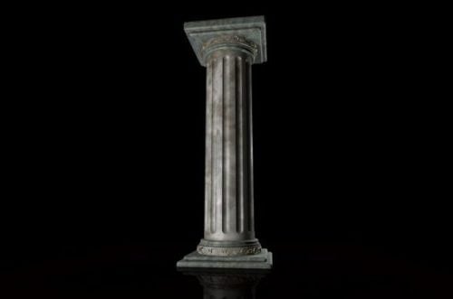 Pilastro di pietra classico