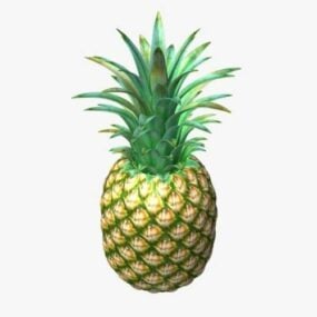 Pineapple Lowpoly Samhail 3d