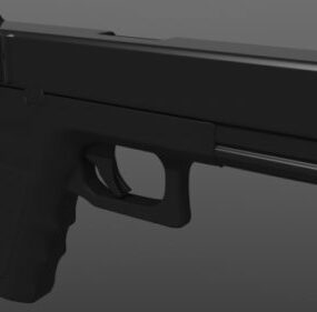 Handgun Pistol Gun 3d model