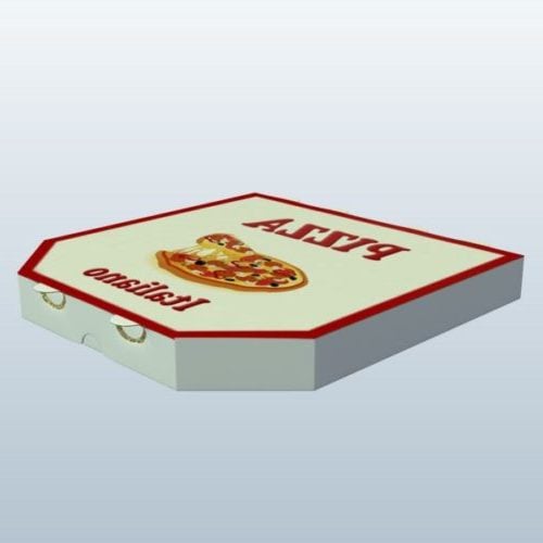 Boîte à pizza alimentaire