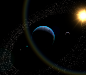 Planet Earth With Cloud 3d model
