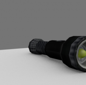 Police Flashlight 3d model