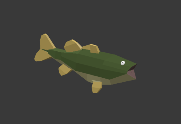 Poly Bass Fish