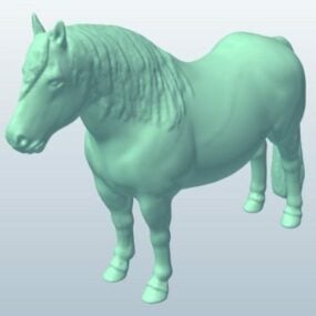 ポニー馬3Dモデル