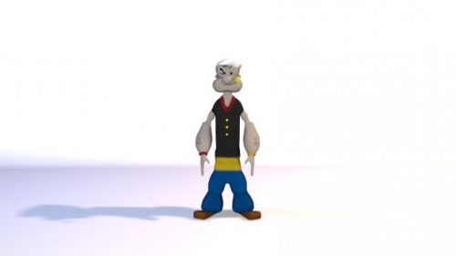 Popeye Sailor Character