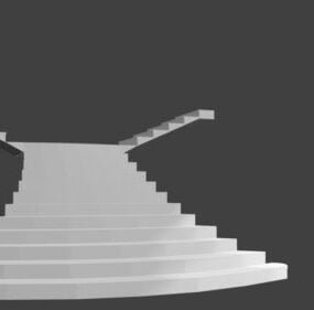 Model 3D wielkich schodów Titanica