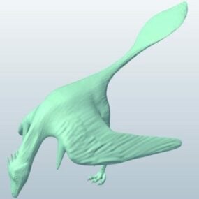 Modello 3d del dinosauro Rahonavis