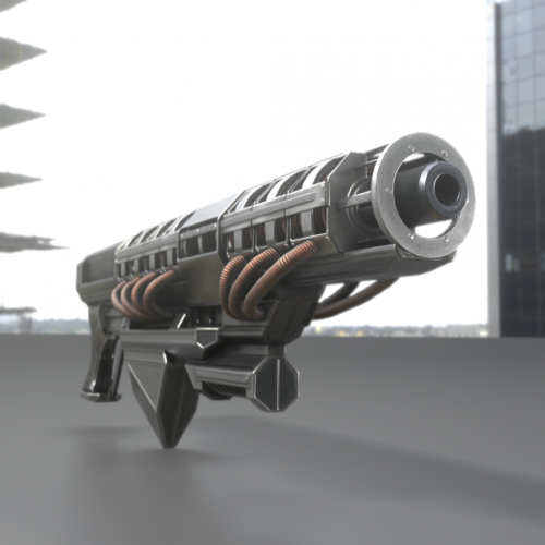 Railgun Weapon Prototype