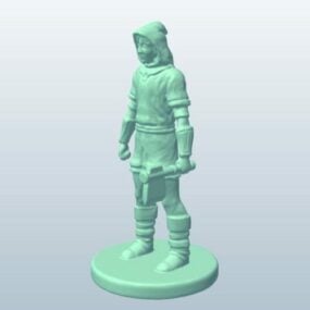 Personnage de hachette de Ranger V1 modèle 3D