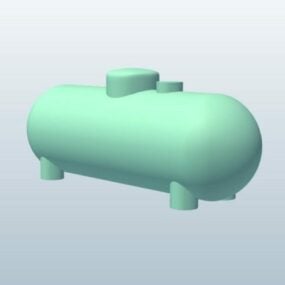 Lowpoly Propantank 3D-Modell
