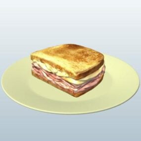 Model 3d Sandwich Reuben