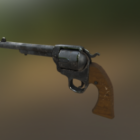 Pistolet revolver vintage