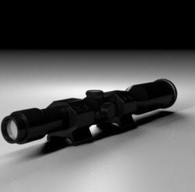 تفنگ اسکوپ اسکوپ پارت مدل سه بعدی