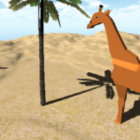Cartoon Giraffe Rigged