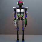 Personaje de Robot Guerra