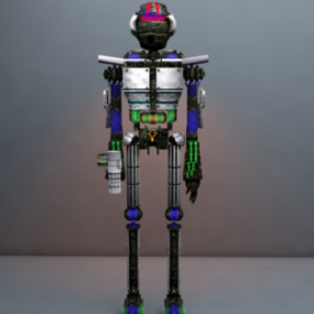 Robot Guerra Personaggio modello 3d