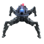 Spinnenroboter-Charakter