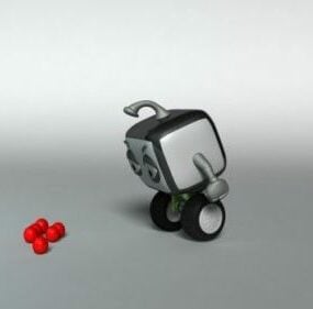 Robot søt bot Rigged 3d modell
