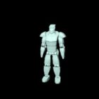 Personnage de soldat robot