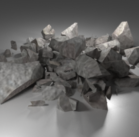 Rock Pile Maisema 3D-malli