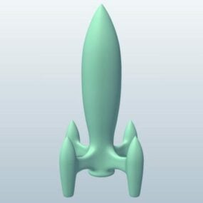 Rocket Ship 3d-modell