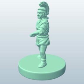 罗马士兵角色与剑3d模型