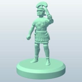 Model 3d Patung Prajurit Romawi