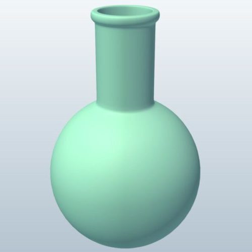 Round Flask Vase