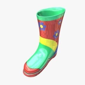 Rubber Rain Boot 3D-malli