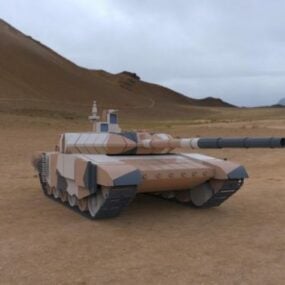 Beauty T90 Tank 3d model