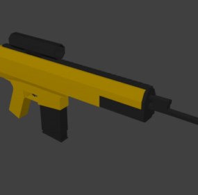 3D model zbraně Scar Gun